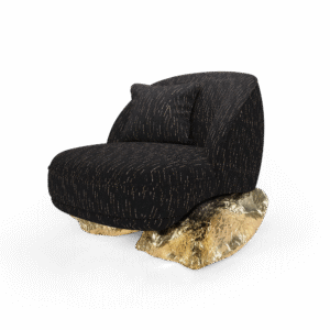 Angra Ii Black Armchair - Image 3