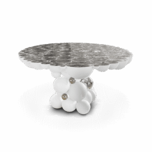 Newton White Dining Table - Image 3