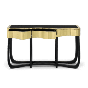 Sinuous Gold Console - Image 3