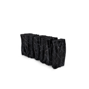 Monochrome Faux-Marble Sideboard - Image 3