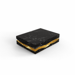 Quarry Nero Marquina Marble Center Table - Image 2