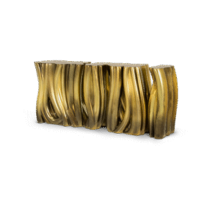 Monochrome Gold Sideboard - Image 2