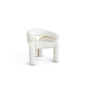 Elara White Chair - Image 4