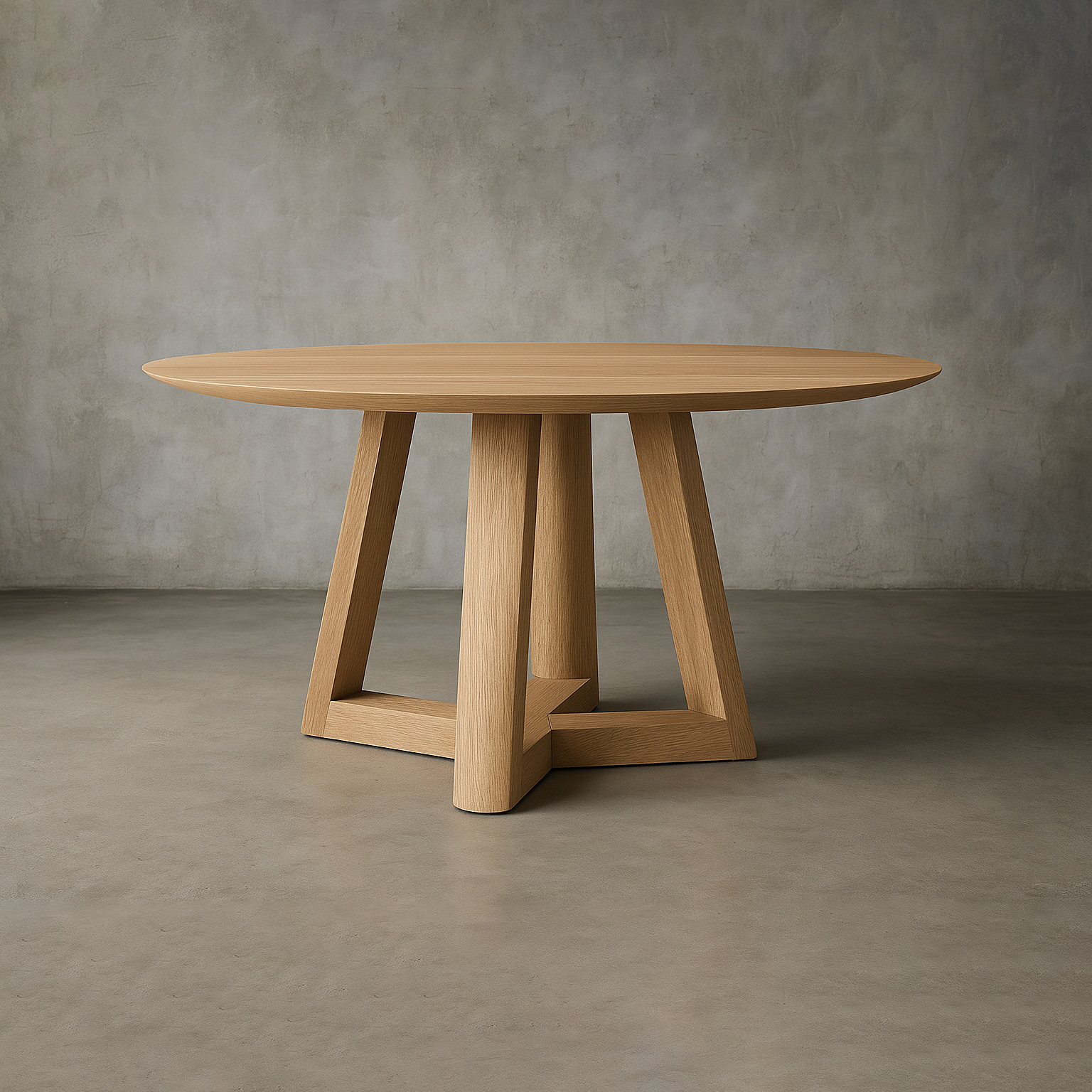 aros_table_vintage_10008 Aros Round Dining Table - Image 1