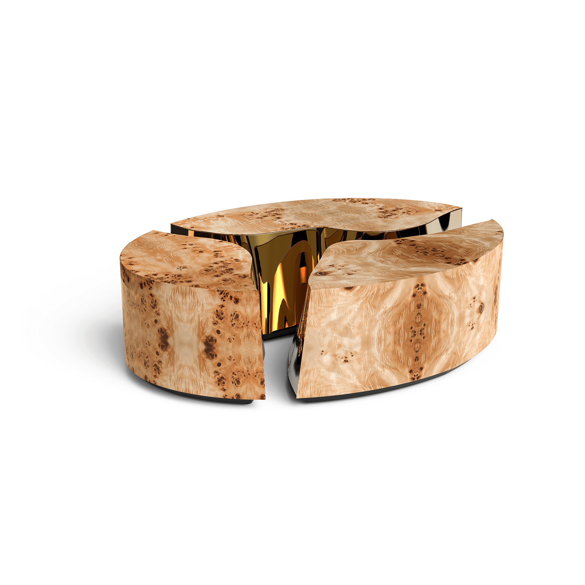 c489b191-3372-4df9-a921-bcc22f9cbd09 Lapiaz Oval Poplar Center Table - Image 1