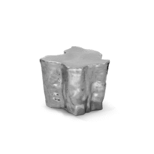 Eden Ceramic Silver Side Table - Image 3