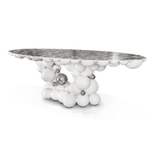 Newton White Dining Table - Image 4