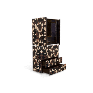 Pixel Ii Walnut Cabinet - Image 2