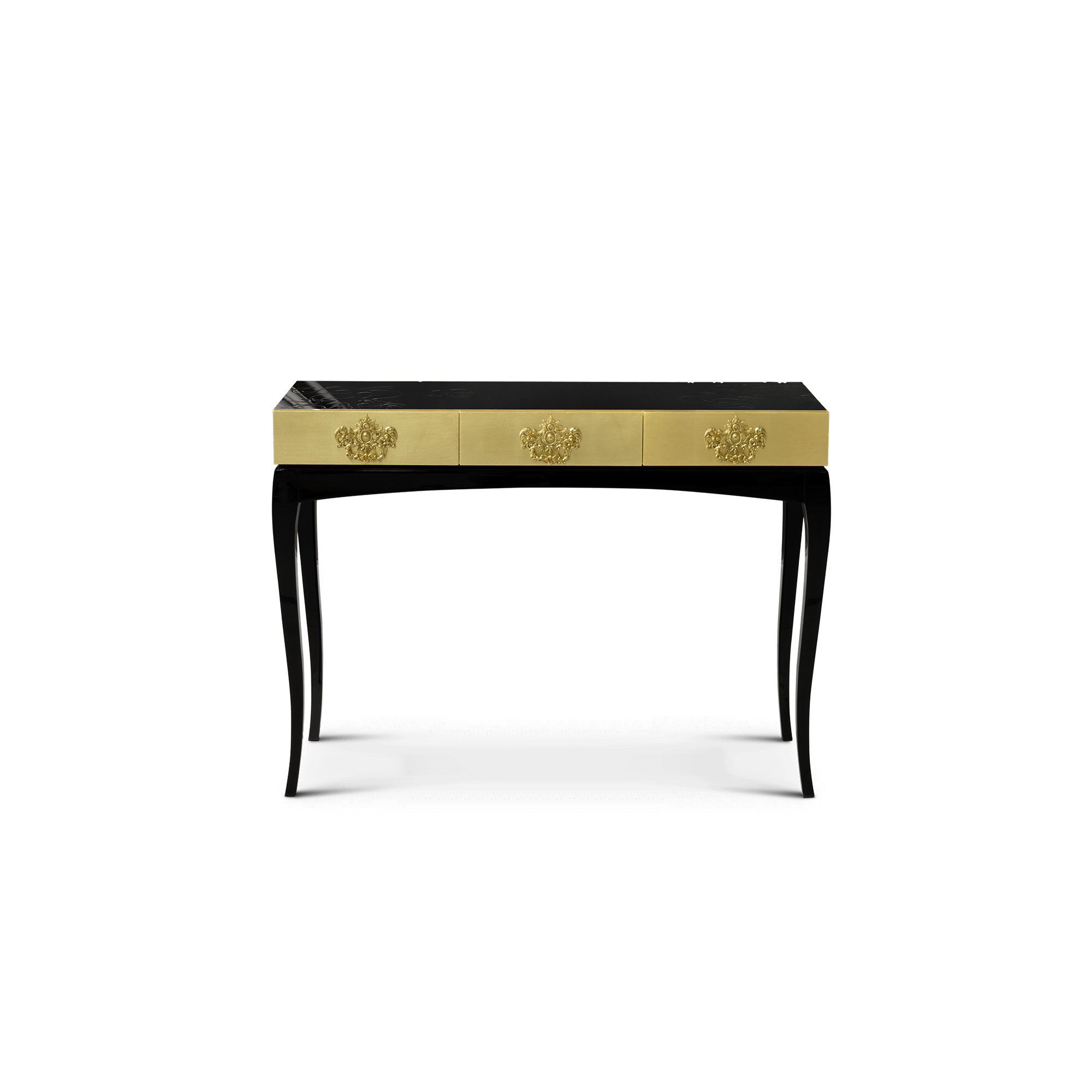 eebab9eb-6cc2-46b5-94bb-d12efe456a41 Trinity Gold Console - Image 1