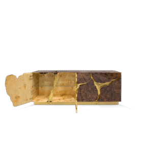 Lapiaz Rose Gold Sideboard - Image 2