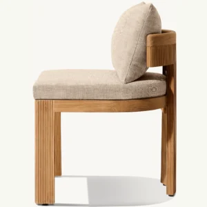 Striata Teak Dining Side Chair - Image 2