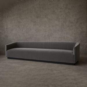 1950s Italian Shelter Arm Sofa - Oak Base - Image 2