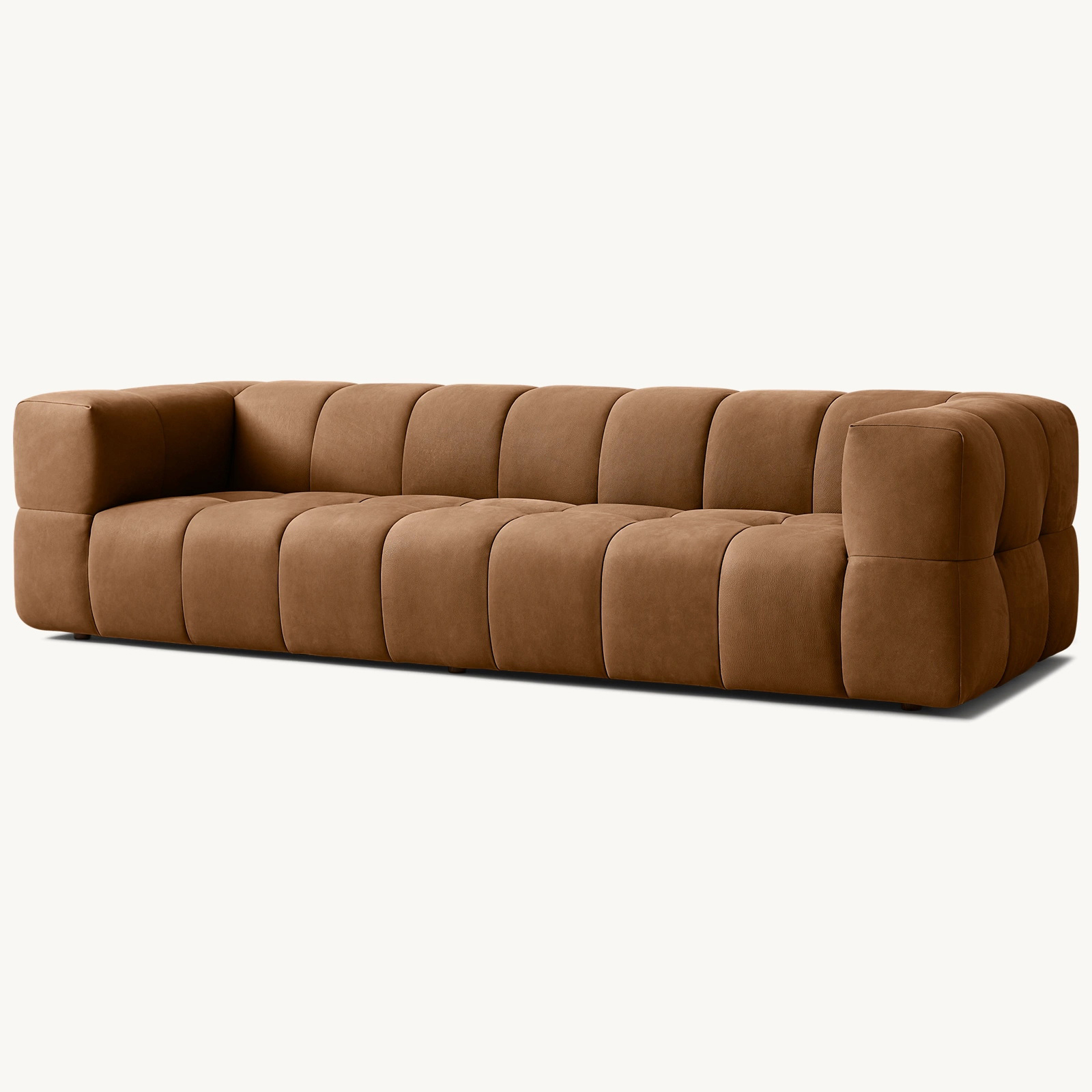 01 (1) Dario Leather Sofa - Image 1