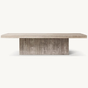 Reclaimed Oak Plinth Coffee Table - Image 2