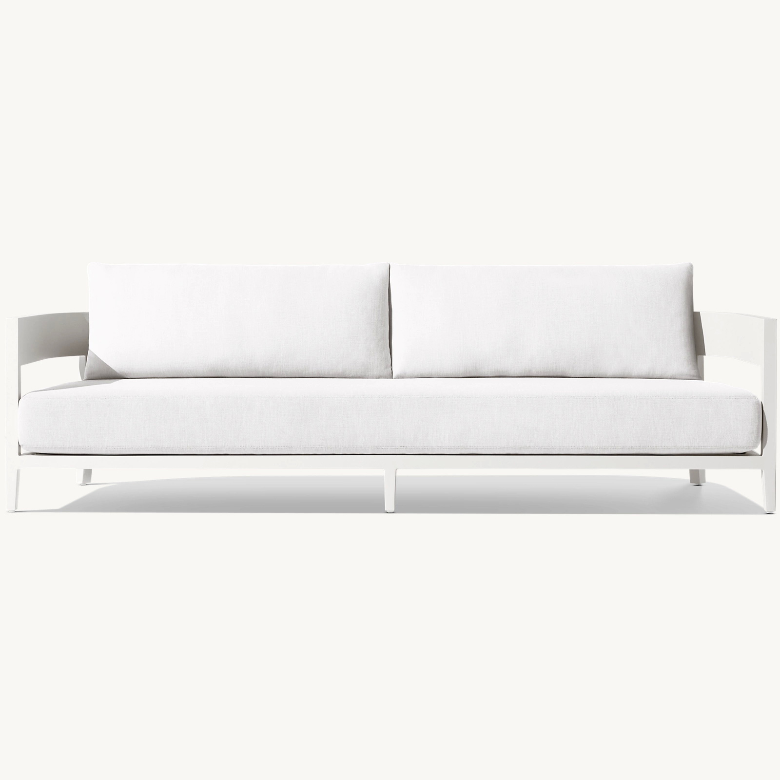 01 (11) Balmain Aluminum Sofa - Image 1