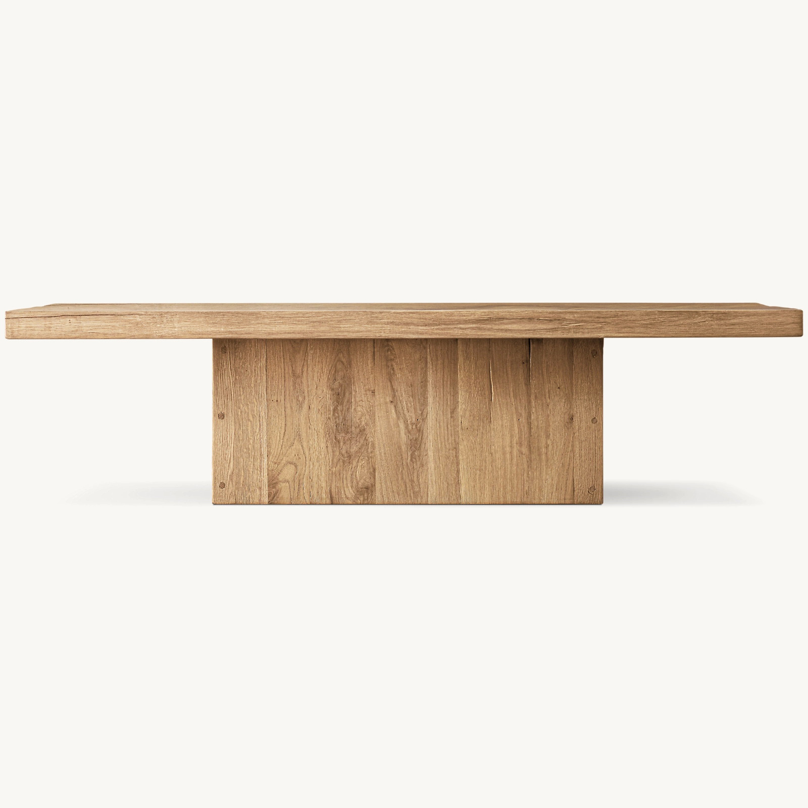 01 (12) Reclaimed Oak Plinth Coffee Table - Image 1