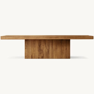 Reclaimed Oak Plinth Coffee Table - Image 4