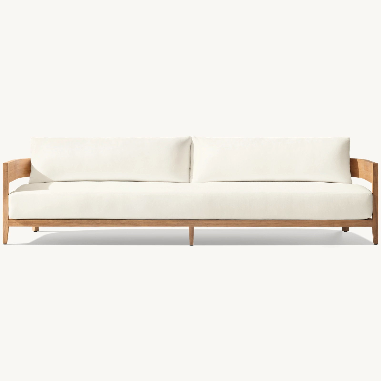 01 (2) Balmain Teak Sofa - Image 1