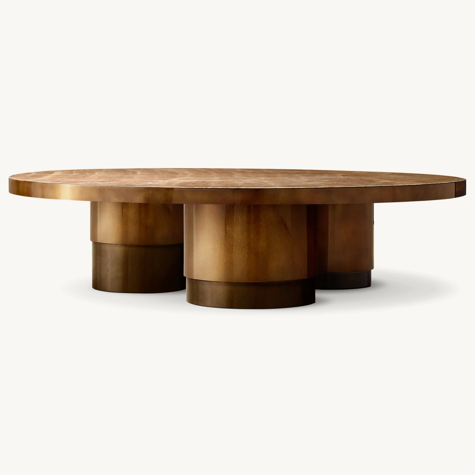01 (2) Onyx Tropez Round Coffee Table - Image 1