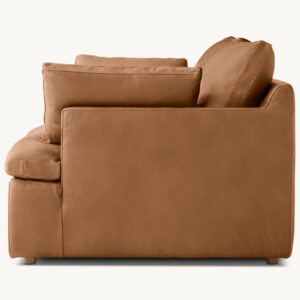 Cloud Leather Track Arm 2-Cushion Sofa - Image 3