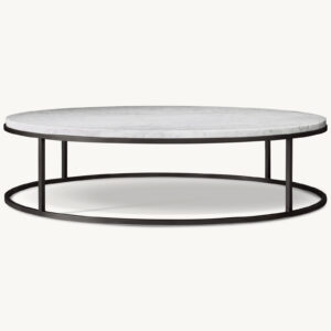 Nicholas Marble Round Coffee Table - Image 2