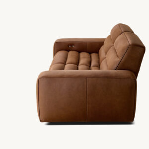 Chelsea Motion Leather Modular 2 Piece 2 Recliner Sofa - Image 3