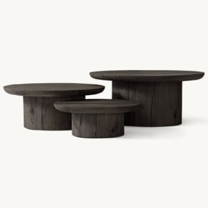 Oslo Pedestal Nesting Coffee Table - Image 3