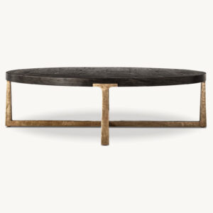 T-Brace Round Coffee Table - Image 2