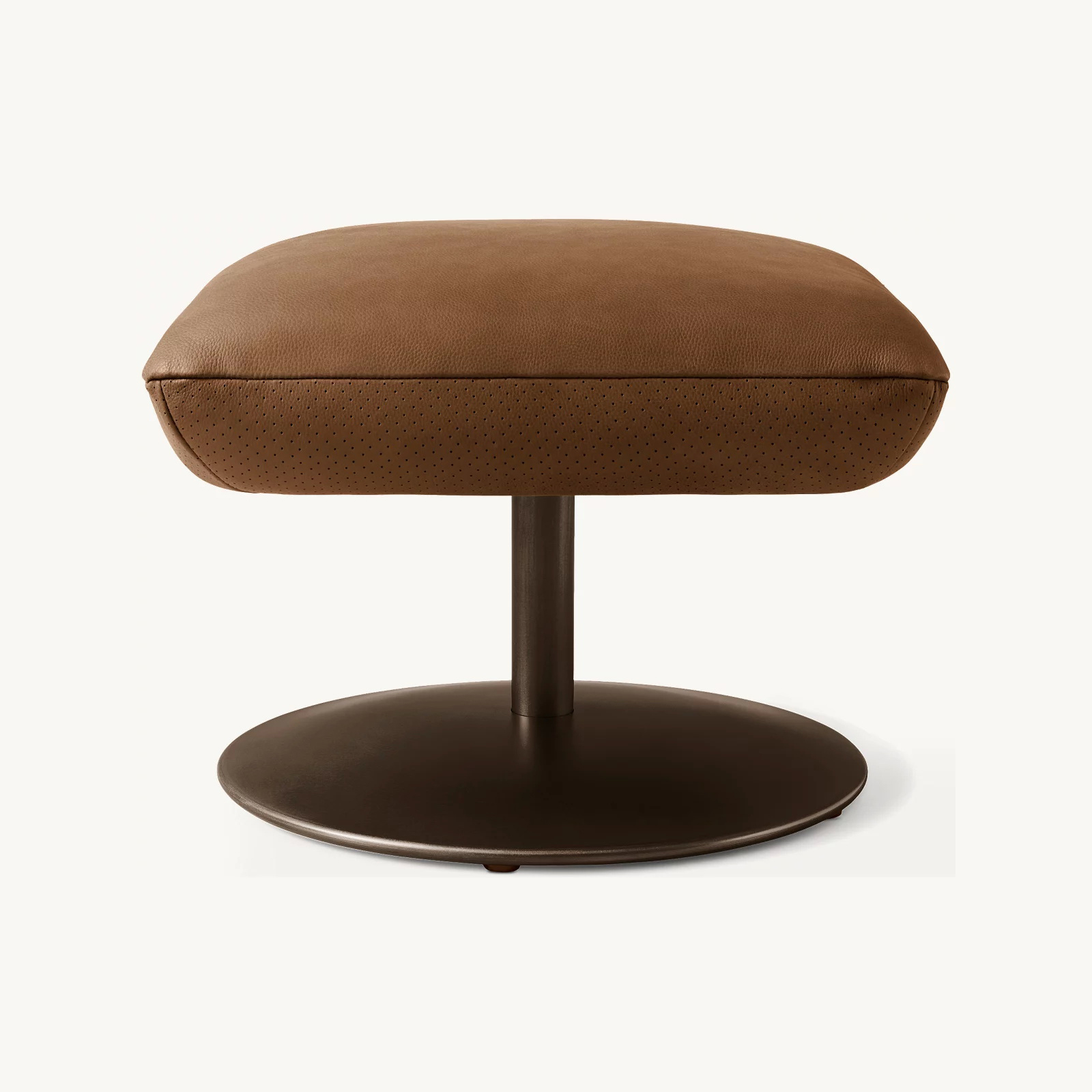 01 Loren Leather Stool - Image 1