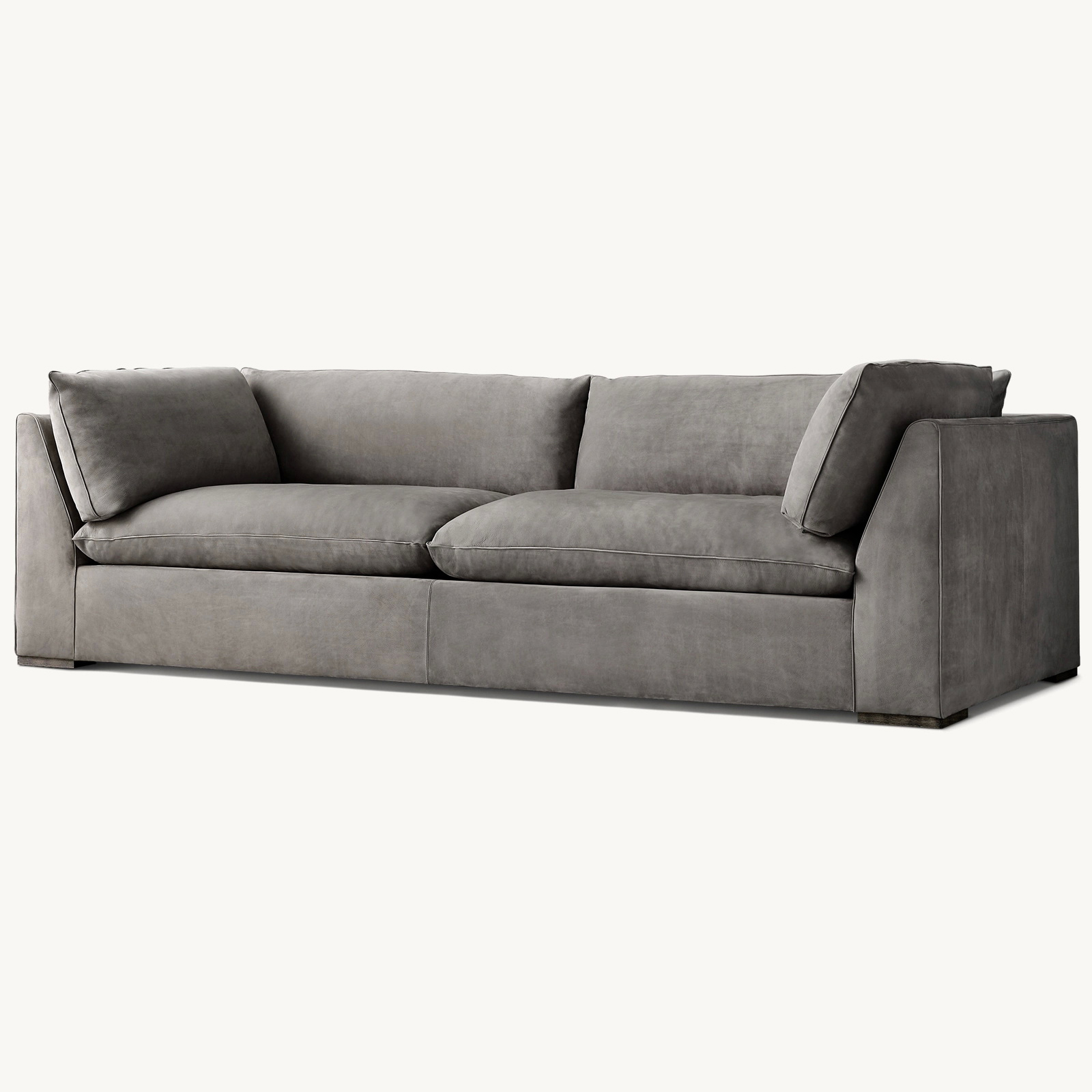 01 Costera Leather 2 Cushion Sofa - Image 1
