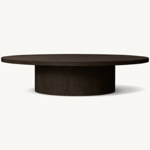 Montecito Pedestal Round Coffee Table - Image 2