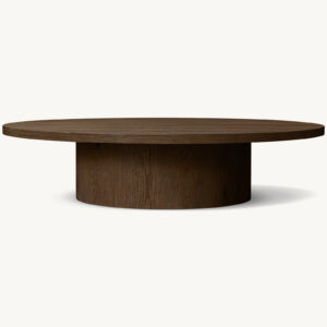 Montecito Pedestal Round Coffee Table - Image 3