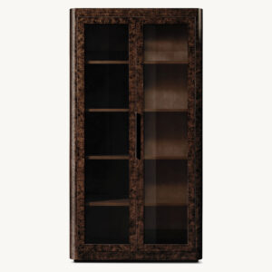 Bardot Burl Glass Cabinet - Image 2