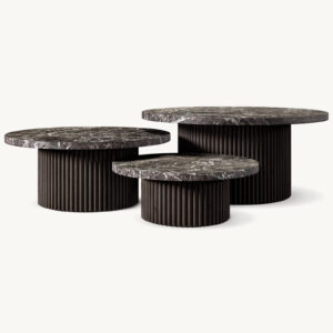 Mulholland Stone Nesting Coffee Table - Image 2