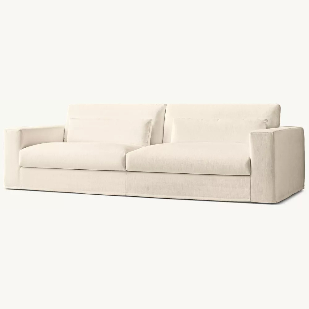 10002 Lugano 2 Cushion Slipcovered Sofa - Image 1