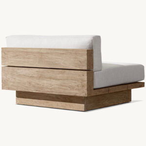 Menorca Teak Armless Chair - Image 2