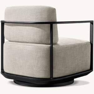 Málaga Aluminum Swivel Lounge Chair - Image 4