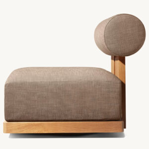 Vigo Teak Swivel Lounge Chair - Image 2