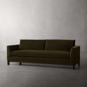 Everett Bench Seat Sofa in Vanni Olive - Image 2