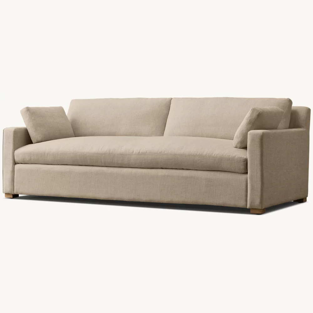 10002 Belgian Track Arm Bench Cushion Sofa - Image 1