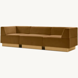 Harvey Probber Cubo Raked Modular 3 Piece Sofa - Image 3