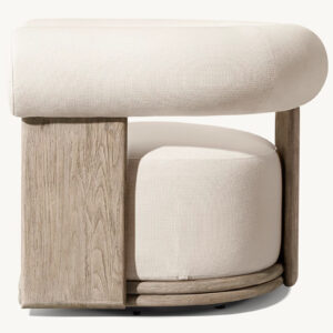 Bondi Teak Swivel Lounge Chair - Image 2