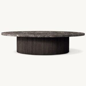 Mulholland Stone Round Coffee Table - Image 2