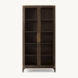 Cayden Campaign Glass Cabinet - Image 2