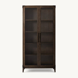 Cayden Campaign Glass Cabinet - Image 4