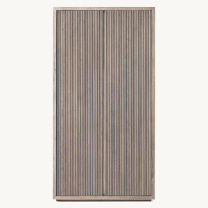 Reclaimed Oak Reeded Cabinet - Image 2