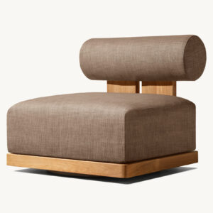 Vigo Teak Swivel Lounge Chair - Image 4
