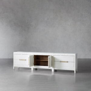 Rowan Modular Wood Media Console with Door and Drawers - Image 2