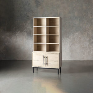 Sullivan Single Bookcase with Cabinet Base - Image 3