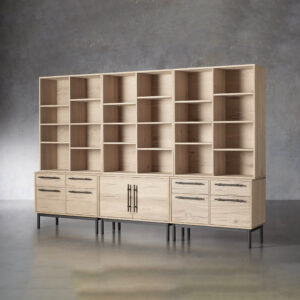 Sullivan Modular Triple Bookcase File - Image 2